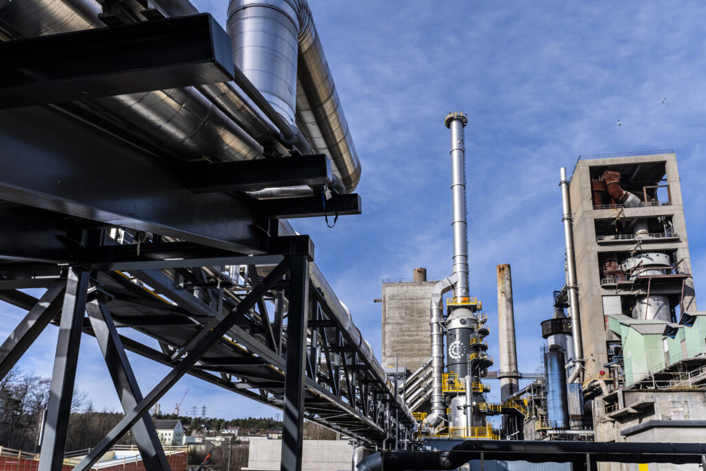 Brevik CCS CO2 Capture facility. Photo