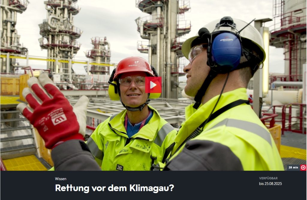 Norsk CCS på tysk TV. Foto